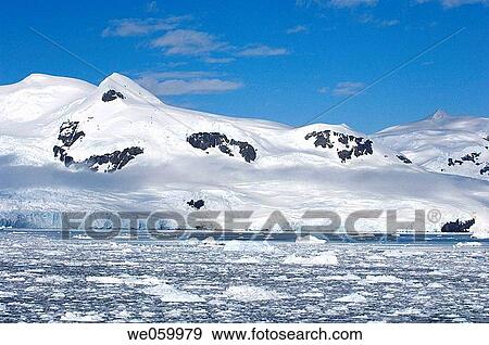 Antarctica, Antarctic Peninsula, Gerlache strait. View Large Photo Image Stock Photo - Antarctica, Antarctic Peninsula, Gerlache strait.. Fotosearch