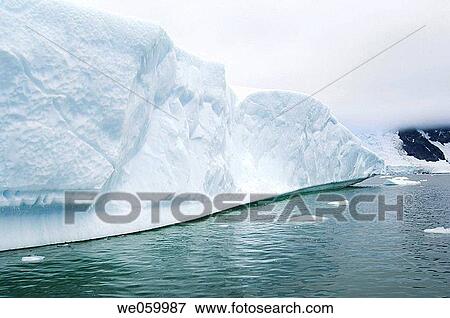 Antarctica, Antarctic Peninsula, Lemaire Channel, Iceberg near Pleneau Island. View Large Photo Image Stock Photo - Antarctica, Antarctic Peninsula, Lemaire Channel, Iceberg near Pleneau Island.. Fotosearch