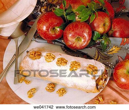 Apfelstrudel View Large Photo Image Stock Image - Apfelstrudel. Fotosearch