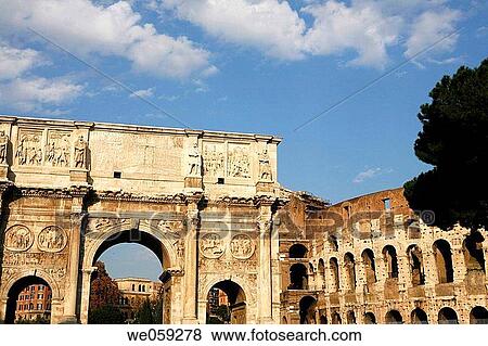 Arch of Constantine, Rome. Italy View Large Photo Image Stock Photo - Arch of Constantine, Rome. Italy. Fotosearch