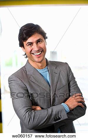 arms folded, businessman, business, black hair, Arms crossed View Large Photo Image Stock Photo - arms folded, businessman, business, black hair, Arms crossed. Fotosearch