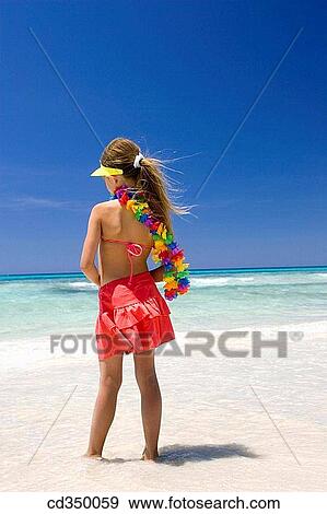 back view, barefoot, beach, blue View Large Photo Image Stock Photo - back view, barefoot, beach, blue. Fotosearch