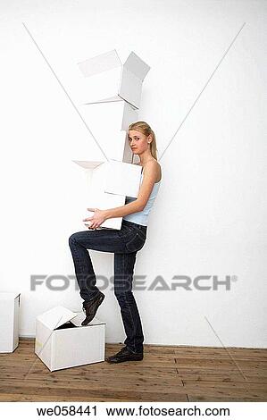 balance, blond, carry, carrying View Large Photo Image Stock Image - balance, blond, carry, carrying. Fotosearch
