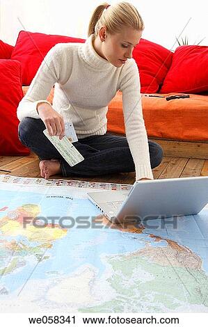 barefoot, blond, at-home View Large Photo Image Stock Image - barefoot, blond, at-home. Fotosearch