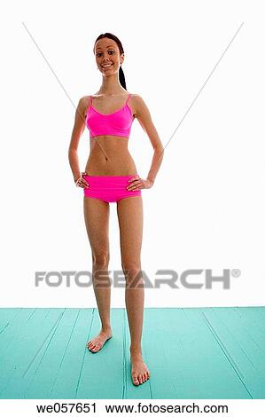 barefoot, brunette, clipping path View Large Photo Image Stock Image - barefoot, brunette, clipping path. Fotosearch