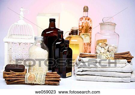 Bath salt, bottle, Body care, bathroom, aroma View Large Photo Image Stock Image - Bath salt, bottle, Body care, bathroom, aroma. Fotosearch