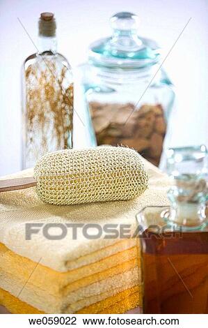 bathroom, beauty, Beauty Care, Body care, bottle, Close-up View Large Photo Image Stock Image - bathroom, beauty, Beauty Care, Body care, bottle, Close-up. Fotosearch
