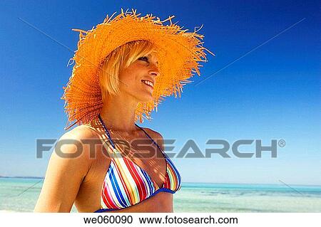 Stock Image - beach, accessory. Fotosearch