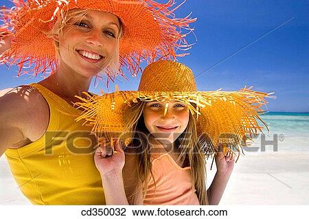 Stock Image - beach, child, accessory. Fotosearch