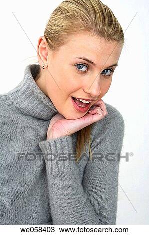 beauty, blond, blue eyes View Large Photo Image Stock Image - beauty, blond, blue eyes. Fotosearch