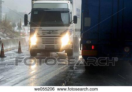 big, day, Freight transportation, headlight, heavy View Large Photo Image Stock Photograph - big, day, Freight transportation, headlight, heavy. Fotosearch