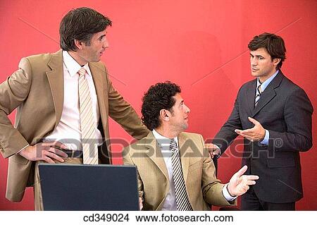 Picture - black hair, business, businessman, businesspeople. Fotosearch