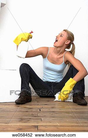 blond, break-time, break, amusing View Large Photo Image Stock Image - blond, break-time, break, amusing. Fotosearch