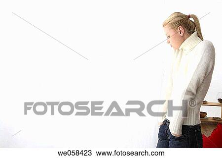 blond, calm, absorbed View Large Photo Image Stock Image - blond, calm, absorbed. Fotosearch