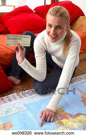 blond, contemporary, at-home View Large Photo Image Stock Photograph - blond, contemporary, at-home. Fotosearch