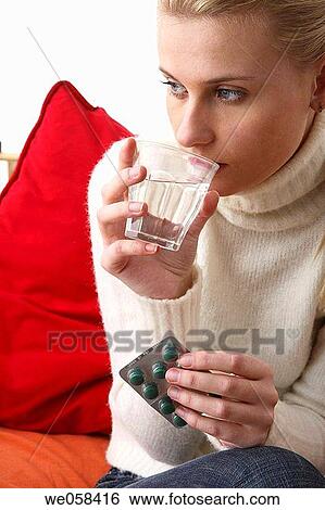 Stock Photograph - blue eyes, contemporary, drink. Fotosearch