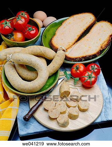 ? Botifarra d? ou? typical Catalan sausage with egg View Large Photo Image Stock Photo - ? Botifarra d? ou? typical Catalan sausage with egg. Fotosearch