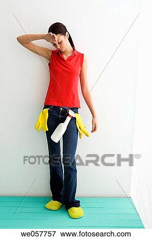 break, break-time, brunette, clean View Large Photo Image Stock Photo - break, break-time, brunette, clean. Fotosearch
