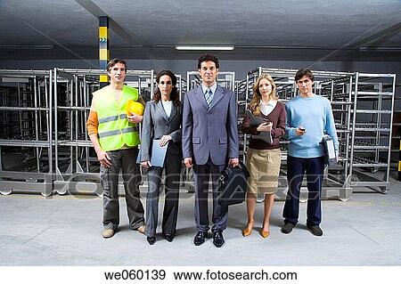 Stock Photo - briefcase, businesswoman, businesspeople, businessman, Attache case. Fotosearch