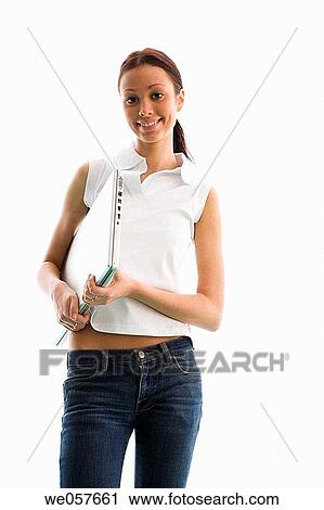 brunette, carry, carrying, clipping path View Large Photo Image Stock Image - brunette, carry, carrying, clipping path. Fotosearch