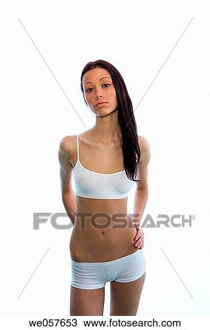 brunette, clipping path, androgyne View Large Photo Image Stock Image - brunette, clipping path, androgyne. Fotosearch
