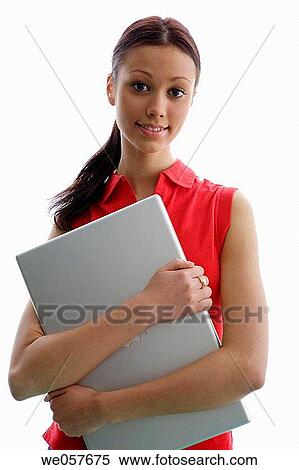 brunette, clipping path, computer View Large Photo Image Stock Photography - brunette, clipping path, computer. Fotosearch
