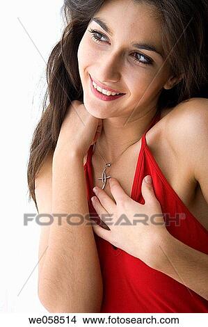 brunette, contemporary, dark hair View Large Photo Image Picture - brunette, contemporary, dark hair. Fotosearch