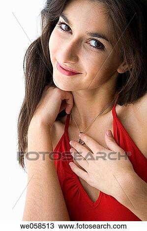 brunette, contemporary, dark hair View Large Photo Image Stock Image - brunette, contemporary, dark hair. Fotosearch