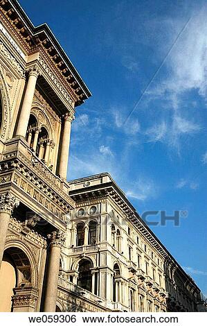 Buildings, Milan. Lombardy, Italy View Large Photo Image Stock Photograph - Buildings, Milan. Lombardy, Italy. Fotosearch