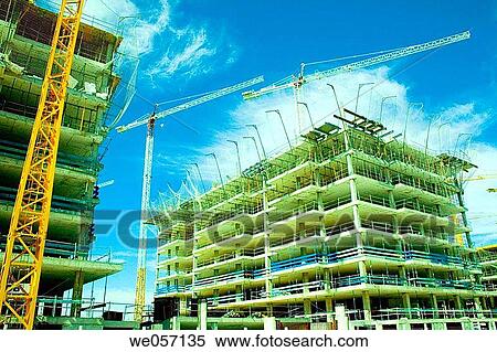 Buildings under construction in the Patacona, Valencia. Comunidad Valenciana, Spain View Large Photo Image Stock Photography - Buildings under construction in the Patacona, Valencia. Comunidad Valenciana, Spain. Fotosearch
