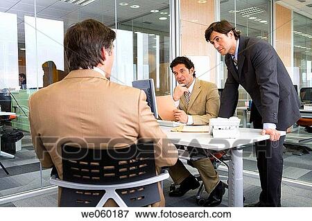 Stock Photo - business, businessman, businesspeople, colleague. Fotosearch