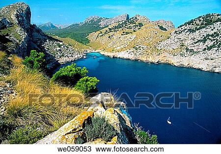 Cala Figuera, Formentor. Majorca, Balearic Islands, Spain View Large Photo Image Stock Image - Cala Figuera, Formentor. Majorca, Balearic Islands, Spain. Fotosearch