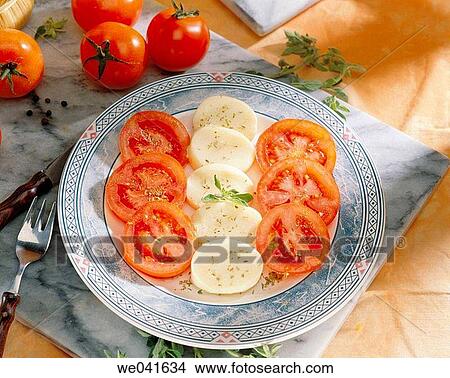 Caprese salad View Large Photo Image Picture - Caprese salad. Fotosearch