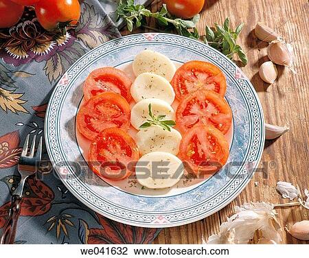 Stock Image - Caprese salad. Fotosearch