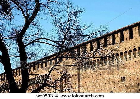 Castello Sforzesco, Milan. Lombardy, Italy View Large Photo Image Picture - Castello Sforzesco, Milan. Lombardy, Italy. Fotosearch
