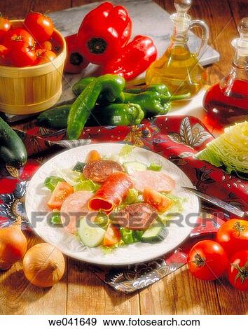 Stock Photo - Catalan style salad. Fotosearch