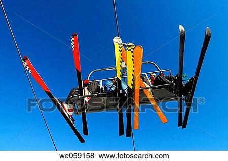 Chairlifts at La Molina ski resort. Cerdanya, Girona province, Catalonia, Spain View Large Photo Image Stock Photo - Chairlifts at La Molina ski resort. Cerdanya, Girona province, Catalonia, Spain. Fotosearch