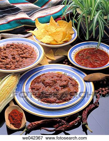 Stock Photo - Chili con carne, Tex-Mex cuisine. Fotosearch