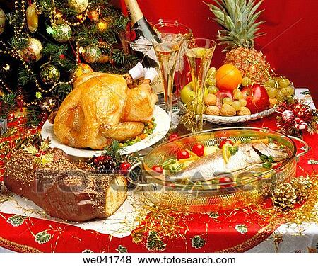 Christmas dinner View Large Photo Image Stock Photo - Christmas dinner. Fotosearch