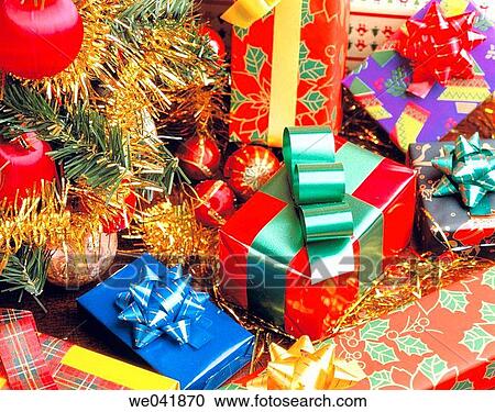 Christmas gifts View Large Photo Image Stock Image - Christmas gifts. Fotosearch