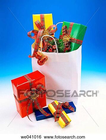 Christmas gifts View Large Photo Image Stock Photograph - Christmas gifts. Fotosearch
