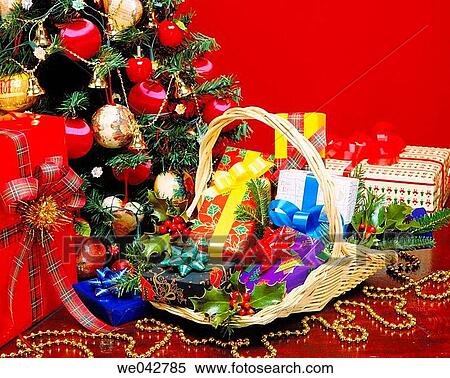 Christmas tree and gifts View Large Photo Image Stock Photography - Christmas tree and gifts. Fotosearch