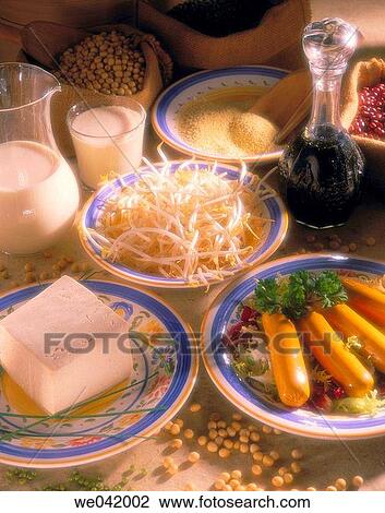 Common forms of soy: tofu, germinated soy, soy meal View Large Photo Image Stock Image - Common forms of soy: tofu, germinated soy, soy meal. Fotosearch