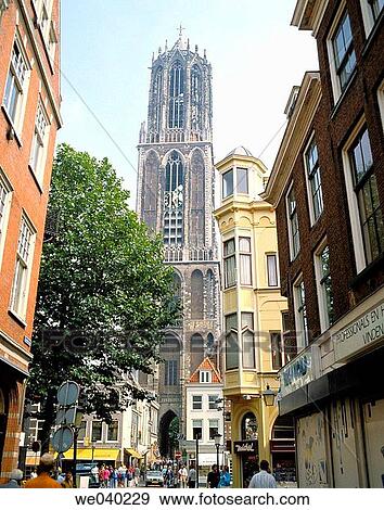 Dom tower, Utrecht. The Netherlands View Large Photo Image Stock Photo - Dom tower, Utrecht. The Netherlands. Fotosearch