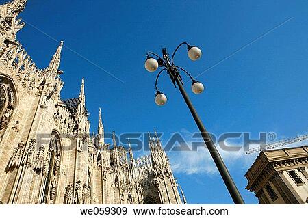 Duomo cathedral, Milan. Lombardy, Italy View Large Photo Image Stock Photo - Duomo cathedral, Milan. Lombardy, Italy. Fotosearch