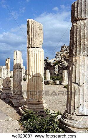 Ephesus, Turkey View Large Photo Image Stock Photo - Ephesus, Turkey. Fotosearch