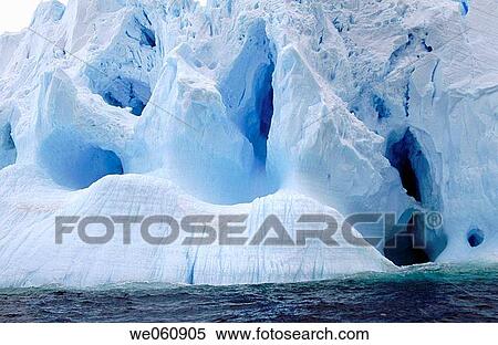 Eroded Iceberg. Dumont d? Urville. Antarctica View Large Photo Image Stock Photography - Eroded Iceberg. Dumont d? Urville. Antarctica. Fotosearch