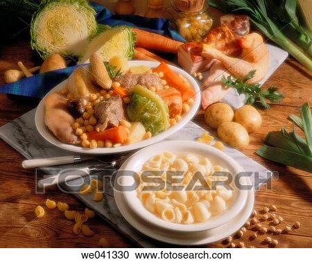 ? Escudella? traditional Catalan stew and? carn d? olla? (all the meat used in the stew) View Large Photo Image Stock Image - ? Escudella? traditional Catalan stew and? carn d? olla? (all the meat used in the stew). Fotosearch