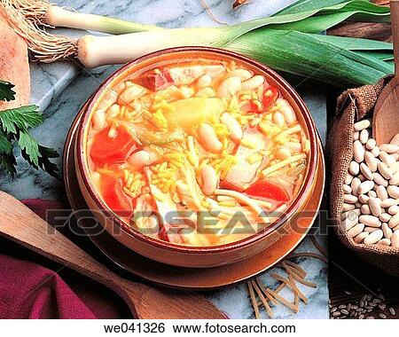 ? Escudella? traditional Catalan stew View Large Photo Image Stock Photograph - ? Escudella? traditional Catalan stew. Fotosearch