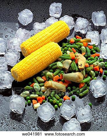 Stock Image - Frozen food. Fotosearch